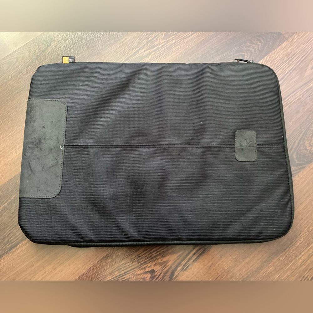 17”x12” Case Logic Padded Black Laptop Sleeve